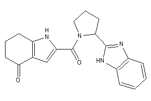 2-[2-(1H-benzimidazol-2-yl)pyrrolidine-1-carbonyl]-1,5,6,7-tetrahydroindol-4-one