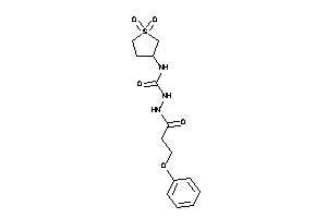 1-(1,1-diketothiolan-3-yl)-3-(3-phenoxypropanoylamino)urea