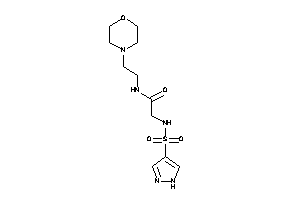 N-(2-morpholinoethyl)-2-(1H-pyrazol-4-ylsulfonylamino)acetamide