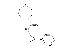 N-(2-phenylcyclopropyl)-1,4-thiazepane-4-carboxamide