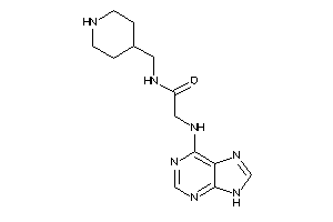 N-(4-piperidylmethyl)-2-(9H-purin-6-ylamino)acetamide