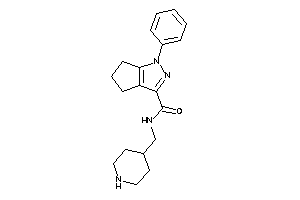 1-phenyl-N-(4-piperidylmethyl)-5,6-dihydro-4H-cyclopenta[c]pyrazole-3-carboxamide