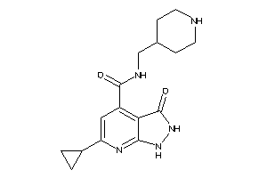 6-cyclopropyl-3-keto-N-(4-piperidylmethyl)-1,2-dihydropyrazolo[3,4-b]pyridine-4-carboxamide