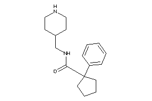 1-phenyl-N-(4-piperidylmethyl)cyclopentanecarboxamide