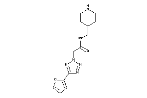 2-[5-(2-furyl)tetrazol-2-yl]-N-(4-piperidylmethyl)acetamide