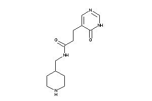 3-(6-keto-1H-pyrimidin-5-yl)-N-(4-piperidylmethyl)propionamide