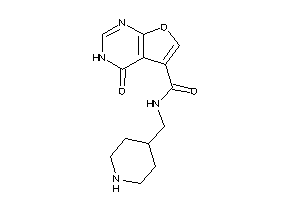 4-keto-N-(4-piperidylmethyl)-3H-furo[2,3-d]pyrimidine-5-carboxamide