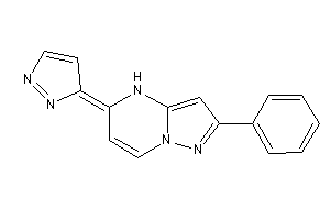 Image of 2-phenyl-5-pyrazol-3-ylidene-4H-pyrazolo[1,5-a]pyrimidine