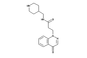 3-(4-ketocinnolin-1-yl)-N-(4-piperidylmethyl)propionamide