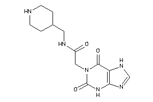 2-(2,6-diketo-3,7-dihydropurin-1-yl)-N-(4-piperidylmethyl)acetamide