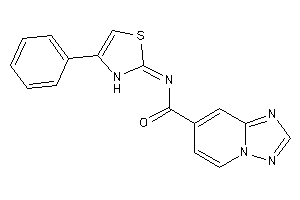 Image of N-(4-phenyl-4-thiazolin-2-ylidene)-[1,2,4]triazolo[1,5-a]pyridine-7-carboxamide