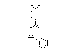 1,1-diketo-N-(2-phenylcyclopropyl)-1,4-thiazinane-4-carboxamide