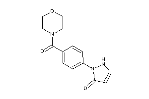 2-[4-(morpholine-4-carbonyl)phenyl]-3-pyrazolin-3-one