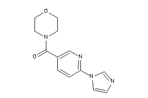 (6-imidazol-1-yl-3-pyridyl)-morpholino-methanone