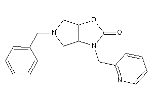 5-benzyl-3-(2-pyridylmethyl)-3a,4,6,6a-tetrahydropyrrolo[3,4-d]oxazol-2-one