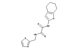 N'-(4,5,6,7-tetrahydrobenzothiophen-2-yl)-N-(thiazol-2-ylmethyl)oxamide