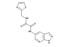 N'-(1H-pyrazolo[3,4-b]pyridin-5-yl)-N-(thiazol-2-ylmethyl)oxamide