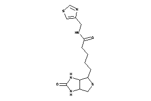 Image of 5-(2-keto-1,3,3a,4,6,6a-hexahydrothieno[3,4-d]imidazol-4-yl)-N-(thiazol-4-ylmethyl)valeramide