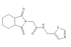 2-(1,3-diketo-3a,4,5,6,7,7a-hexahydroisoindol-2-yl)-N-(thiazol-5-ylmethyl)acetamide