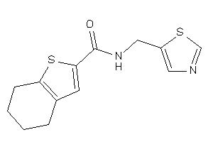 N-(thiazol-5-ylmethyl)-4,5,6,7-tetrahydrobenzothiophene-2-carboxamide