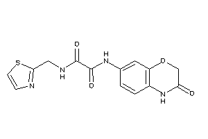 N-(3-keto-4H-1,4-benzoxazin-7-yl)-N'-(thiazol-2-ylmethyl)oxamide