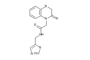 2-(3-keto-1,4-benzothiazin-4-yl)-N-(thiazol-5-ylmethyl)acetamide