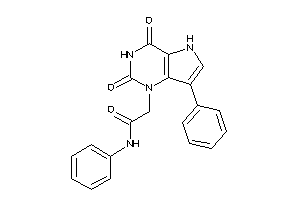 2-(2,4-diketo-7-phenyl-5H-pyrrolo[3,2-d]pyrimidin-1-yl)-N-phenyl-acetamide