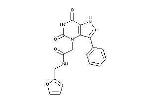 2-(2,4-diketo-7-phenyl-5H-pyrrolo[3,2-d]pyrimidin-1-yl)-N-(2-furfuryl)acetamide