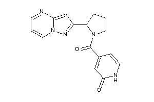 4-(2-pyrazolo[1,5-a]pyrimidin-2-ylpyrrolidine-1-carbonyl)-2-pyridone