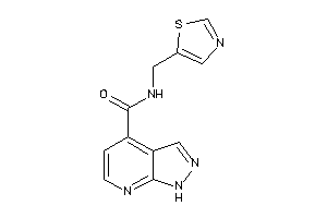 Image of N-(thiazol-5-ylmethyl)-1H-pyrazolo[3,4-b]pyridine-4-carboxamide