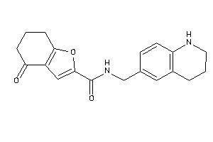 4-keto-N-(1,2,3,4-tetrahydroquinolin-6-ylmethyl)-6,7-dihydro-5H-benzofuran-2-carboxamide