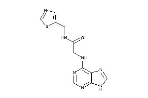 2-(9H-purin-6-ylamino)-N-(thiazol-5-ylmethyl)acetamide