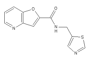 N-(thiazol-5-ylmethyl)furo[3,2-b]pyridine-2-carboxamide