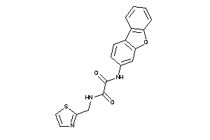 N'-dibenzofuran-3-yl-N-(thiazol-2-ylmethyl)oxamide