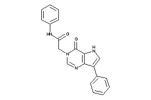 2-(4-keto-7-phenyl-5H-pyrrolo[3,2-d]pyrimidin-3-yl)-N-phenyl-acetamide