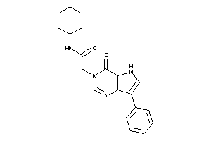 N-cyclohexyl-2-(4-keto-7-phenyl-5H-pyrrolo[3,2-d]pyrimidin-3-yl)acetamide