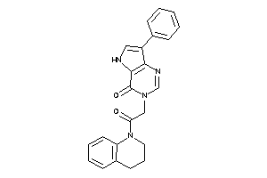 3-[2-(3,4-dihydro-2H-quinolin-1-yl)-2-keto-ethyl]-7-phenyl-5H-pyrrolo[3,2-d]pyrimidin-4-one