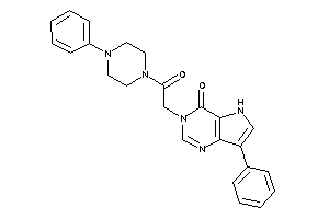 3-[2-keto-2-(4-phenylpiperazino)ethyl]-7-phenyl-5H-pyrrolo[3,2-d]pyrimidin-4-one