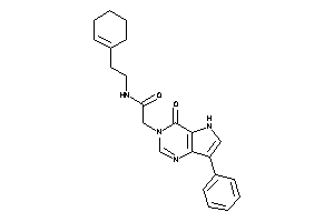 N-(2-cyclohexen-1-ylethyl)-2-(4-keto-7-phenyl-5H-pyrrolo[3,2-d]pyrimidin-3-yl)acetamide