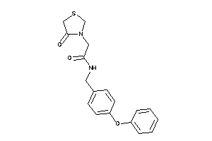 2-(4-ketothiazolidin-3-yl)-N-(4-phenoxybenzyl)acetamide