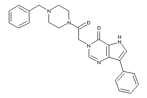 3-[2-(4-benzylpiperazino)-2-keto-ethyl]-7-phenyl-5H-pyrrolo[3,2-d]pyrimidin-4-one