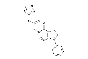 N-isoxazol-3-yl-2-(4-keto-7-phenyl-5H-pyrrolo[3,2-d]pyrimidin-3-yl)acetamide