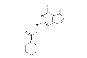 2-[(2-keto-2-piperidino-ethyl)thio]-3,5-dihydropyrrolo[3,2-d]pyrimidin-4-one