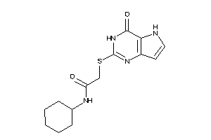 N-cyclohexyl-2-[(4-keto-3,5-dihydropyrrolo[3,2-d]pyrimidin-2-yl)thio]acetamide