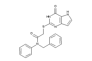 N-benzyl-2-[(4-keto-3,5-dihydropyrrolo[3,2-d]pyrimidin-2-yl)thio]-N-phenyl-acetamide