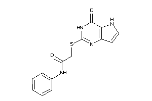 2-[(4-keto-3,5-dihydropyrrolo[3,2-d]pyrimidin-2-yl)thio]-N-phenyl-acetamide