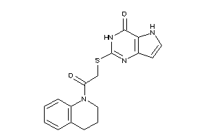 2-[[2-(3,4-dihydro-2H-quinolin-1-yl)-2-keto-ethyl]thio]-3,5-dihydropyrrolo[3,2-d]pyrimidin-4-one