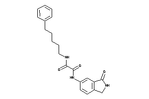 N'-(3-ketoisoindolin-5-yl)-N-(5-phenylpentyl)oxamide