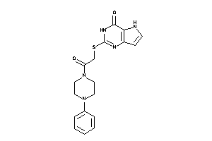 2-[[2-keto-2-(4-phenylpiperazino)ethyl]thio]-3,5-dihydropyrrolo[3,2-d]pyrimidin-4-one