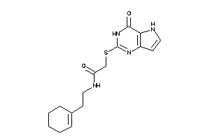 N-(2-cyclohexen-1-ylethyl)-2-[(4-keto-3,5-dihydropyrrolo[3,2-d]pyrimidin-2-yl)thio]acetamide